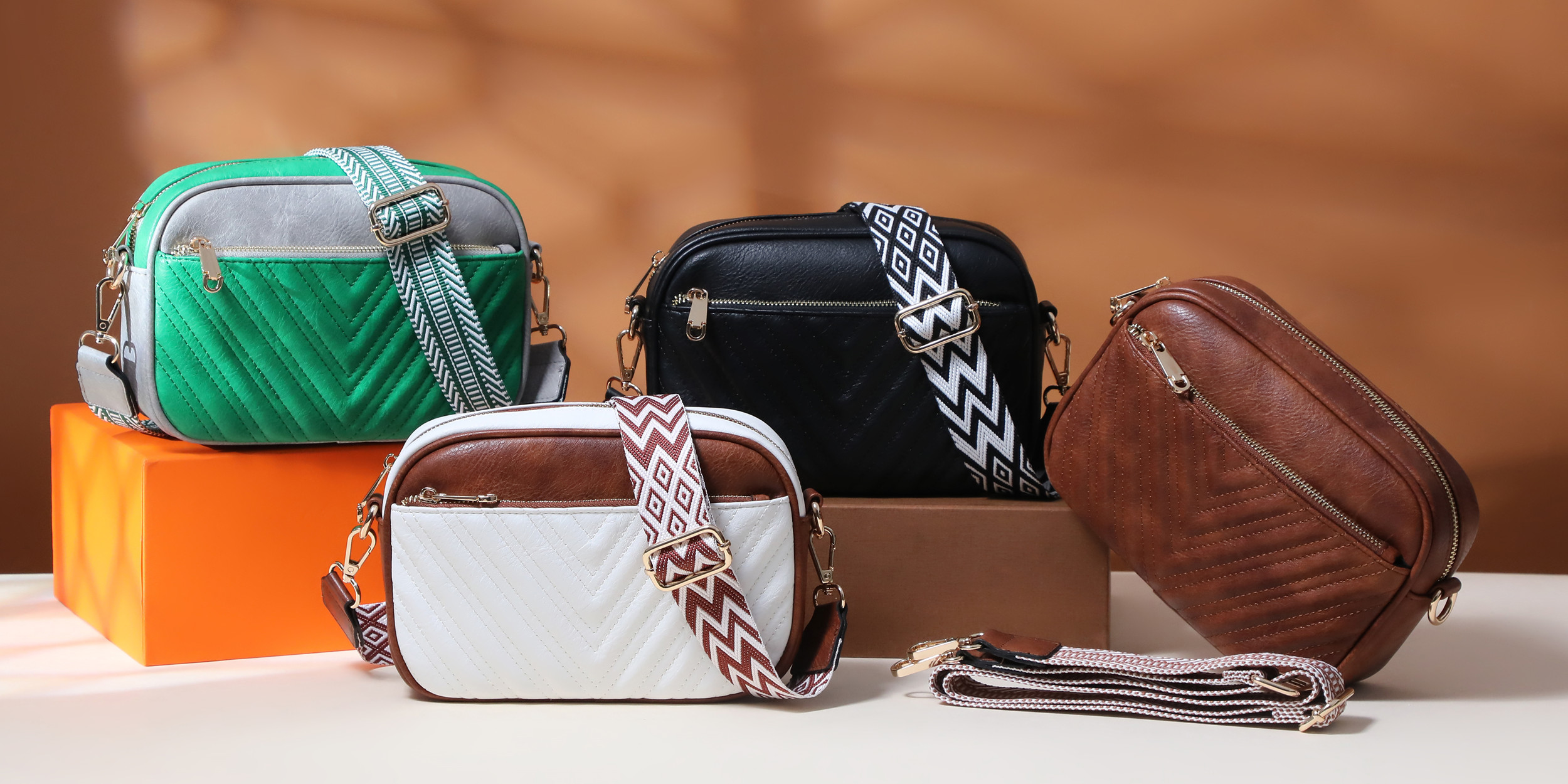 VONMAY Crossbody Purse for Women Quilted Crossbody Bags Vegan